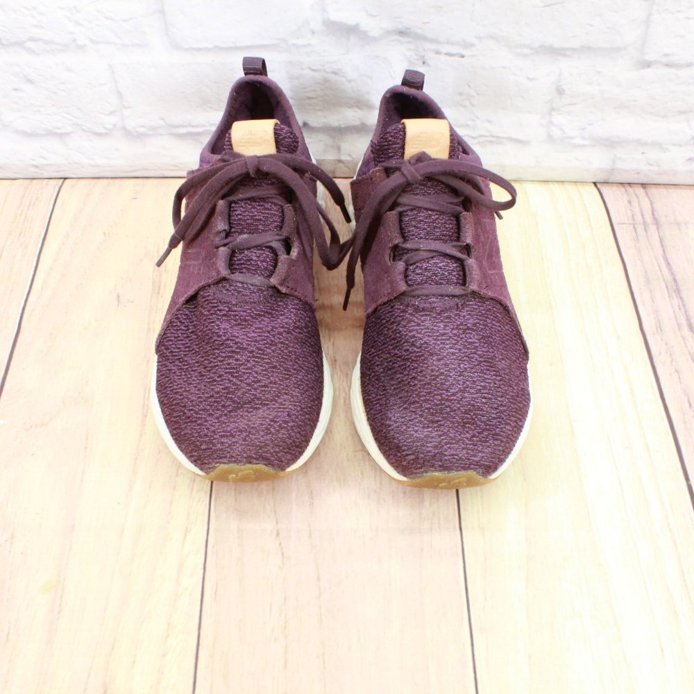 New Balance Wcruzom Purple Fabric Lace-up Running Shoes Size 10 B - Picture 5 of 9